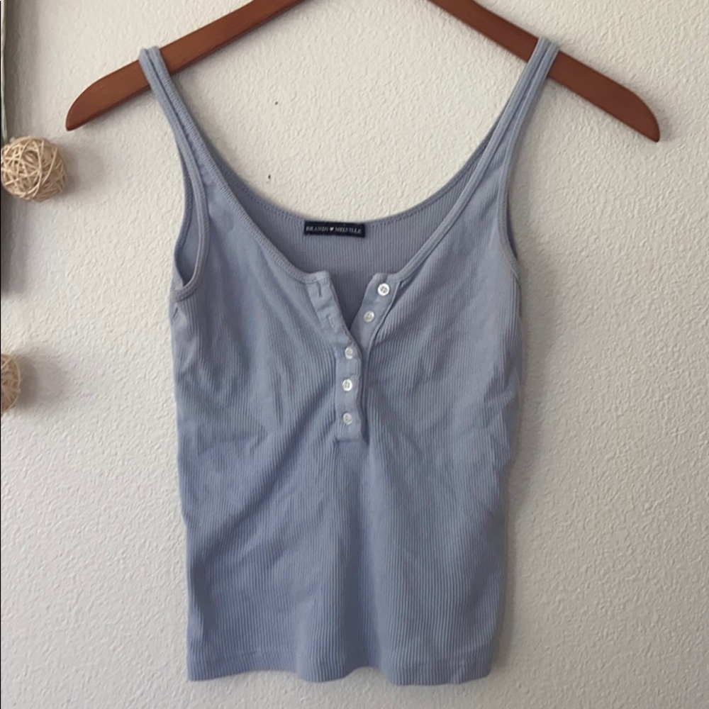 Brandy tank blue